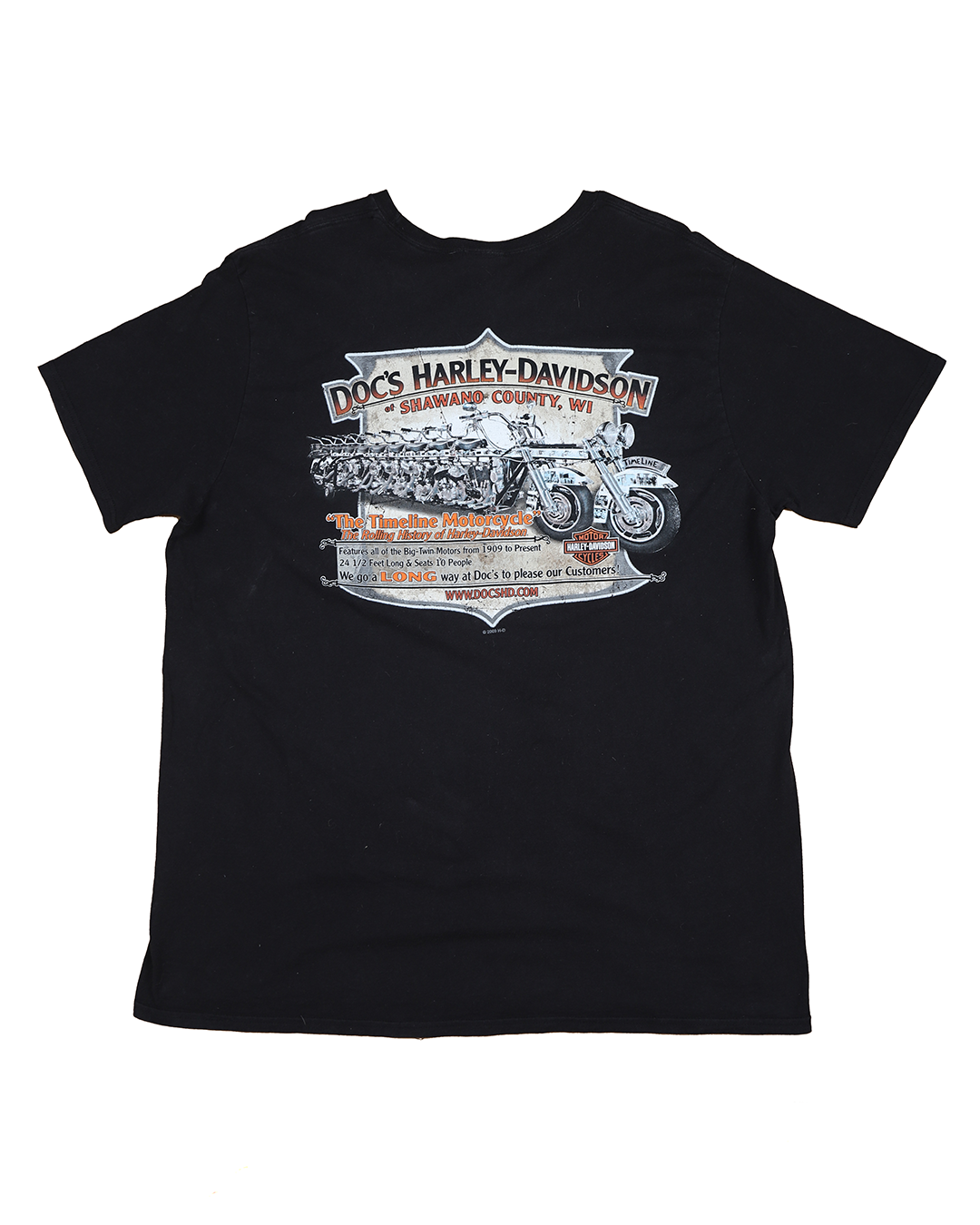 Harley Davidson T-Shirt - Shawano County WI
