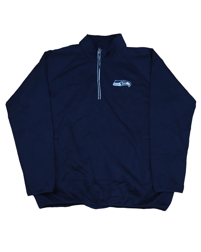 Seattle Seahawks Quarter Zip Crewneck