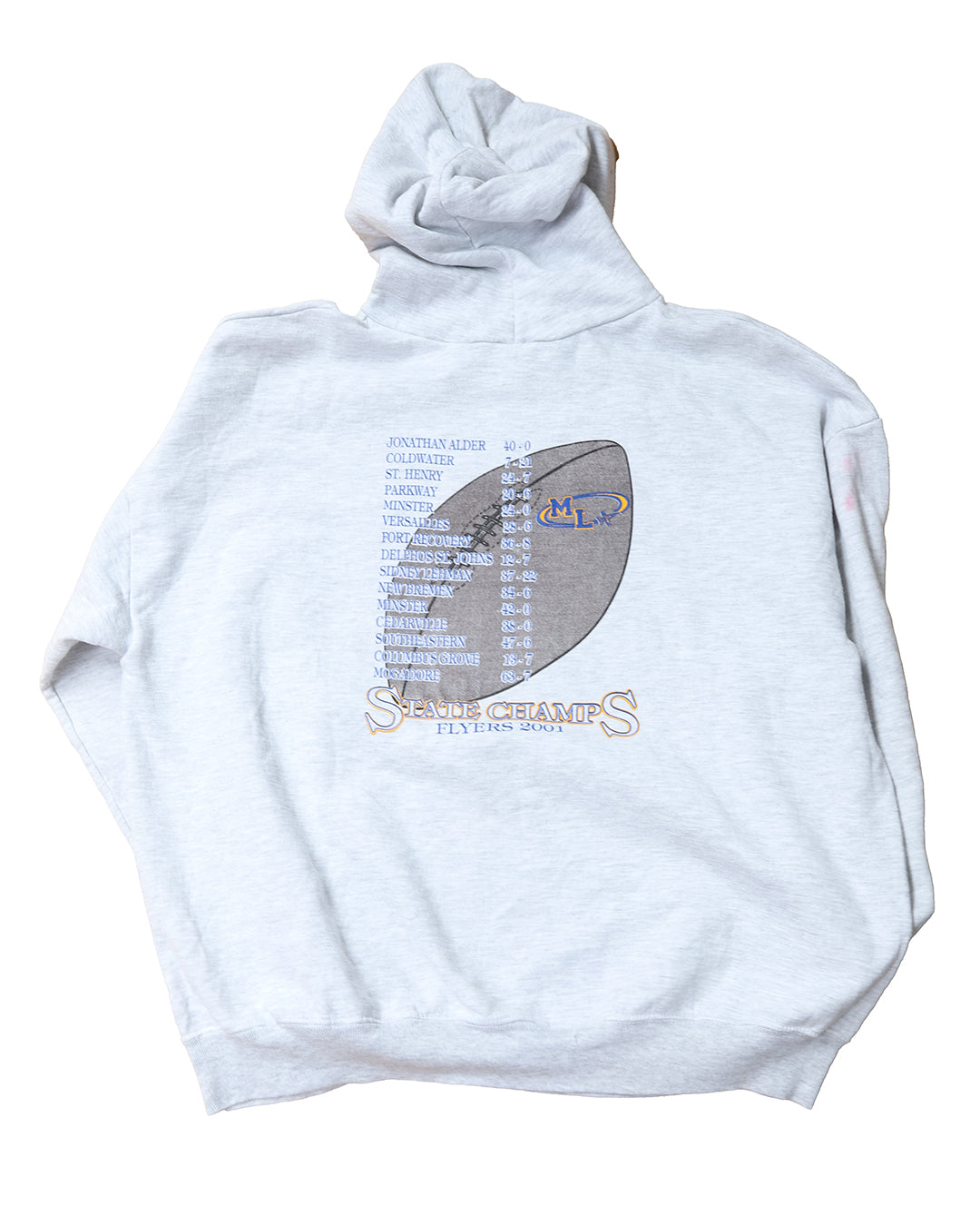 2001 Marion Local State Football Champs Hoodie