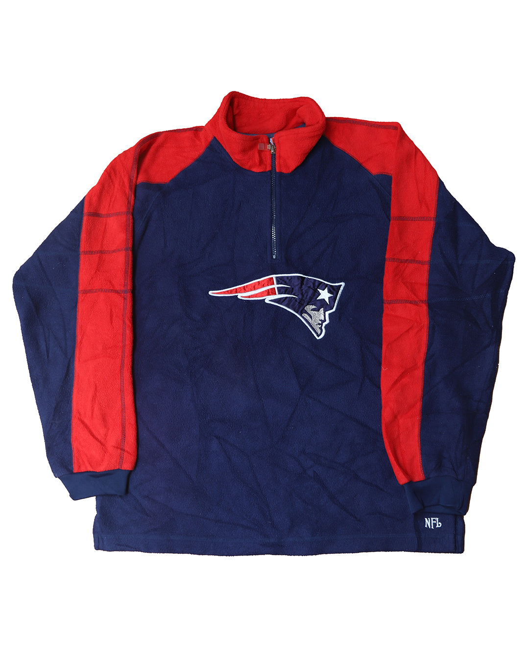 New England Patriots Quarter Zip Fleece