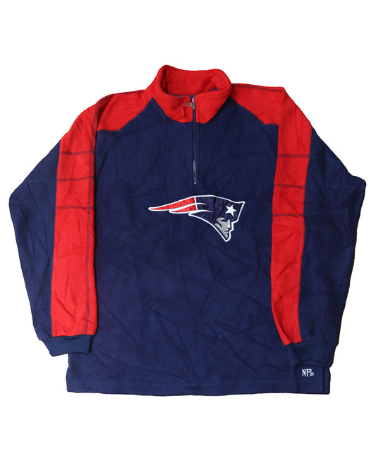 New England Patriots Quarter Zip Fleece