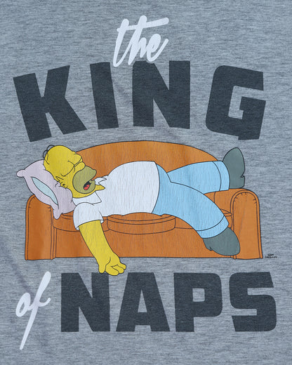 Homer King of Naps T-Shirt - Simpsons