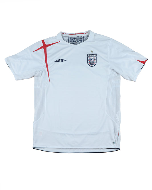 England Home Football Jersey - 2006/2008