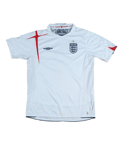 England Home Football Jersey - 2005/2007