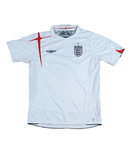 England Home Football Jersey - 2005/2007