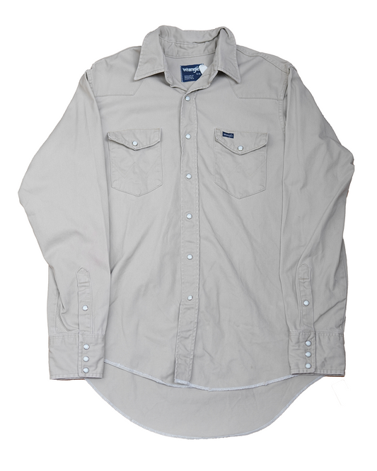 Wrangler Longsleeve Button-Up Polo Shirt