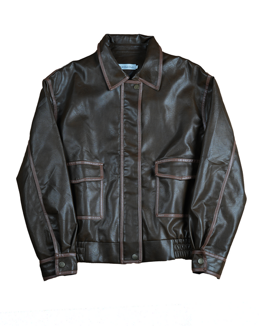 Yun Duo Duo Leather Jacket