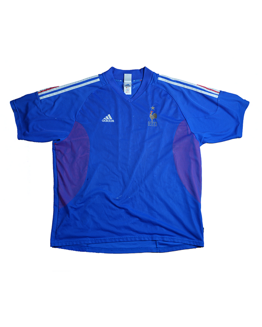 France Home Football Jersey - 2002/2004