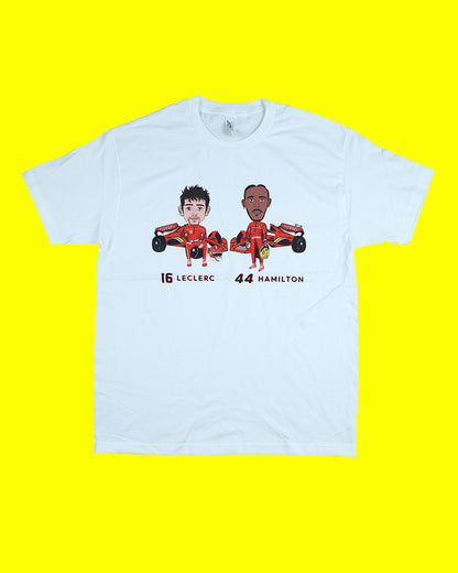 Ferrari F1 Caricature T-Shirt