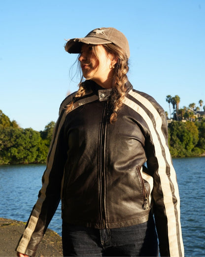 L Aurore Leather Jacket