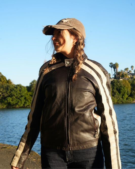 L Aurore Leather Jacket