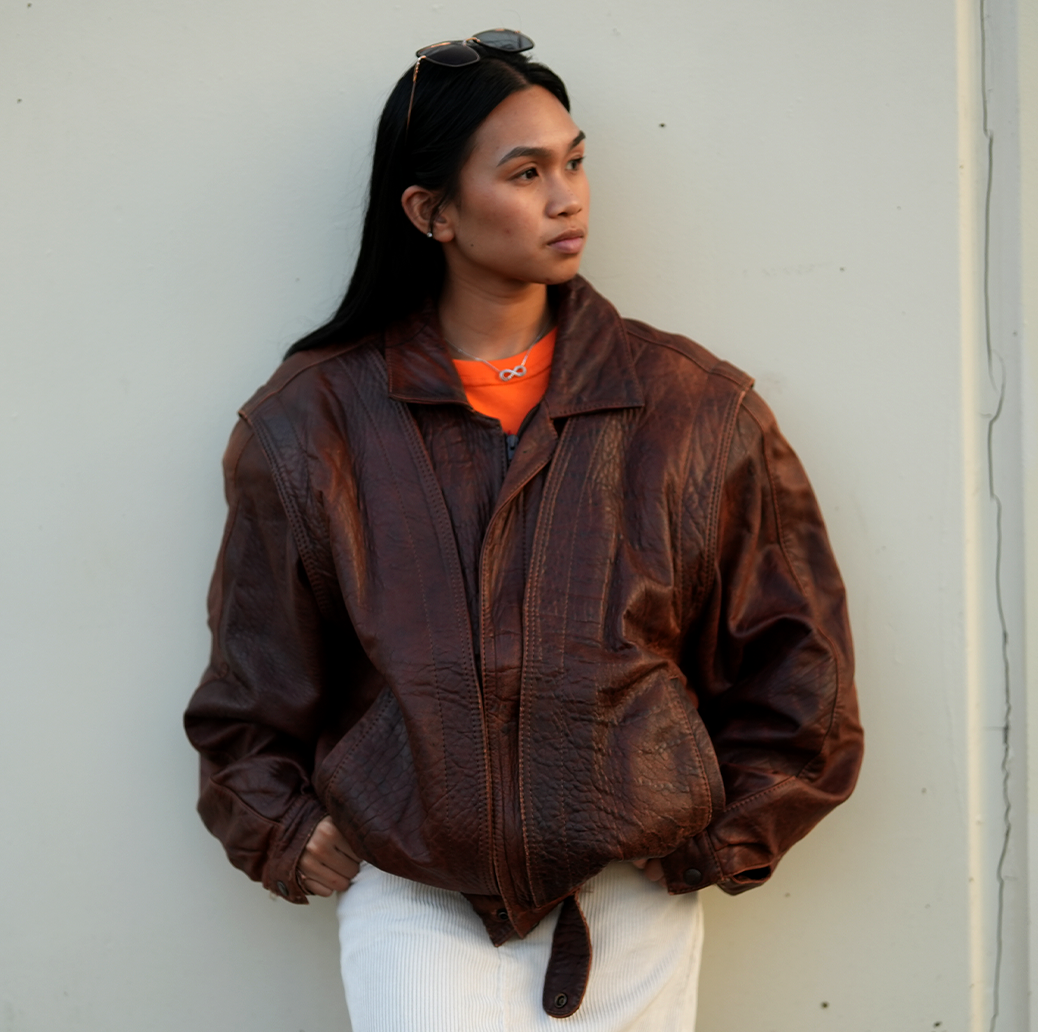 Leather of Matin Leather Jacket