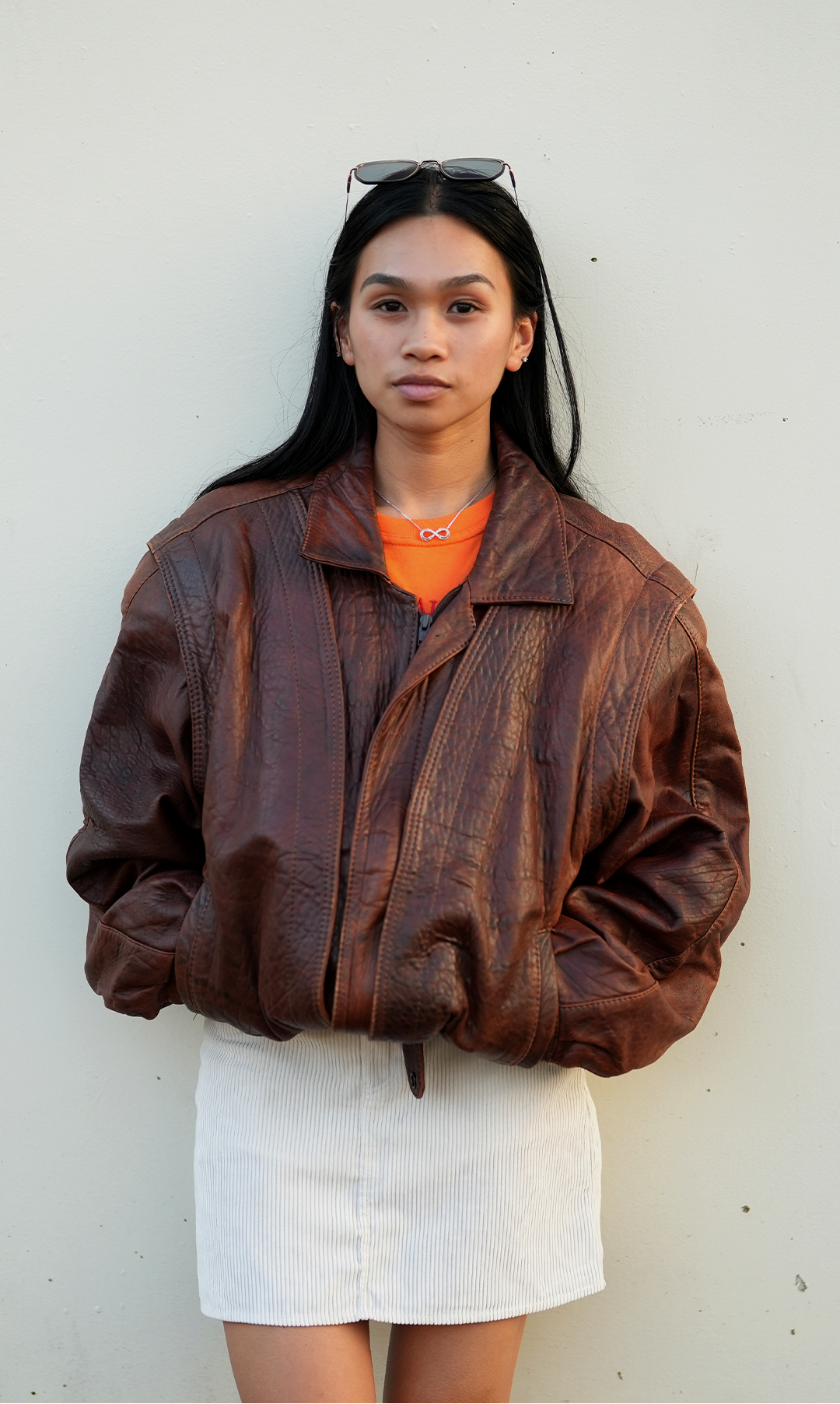 Leather of Matin Leather Jacket